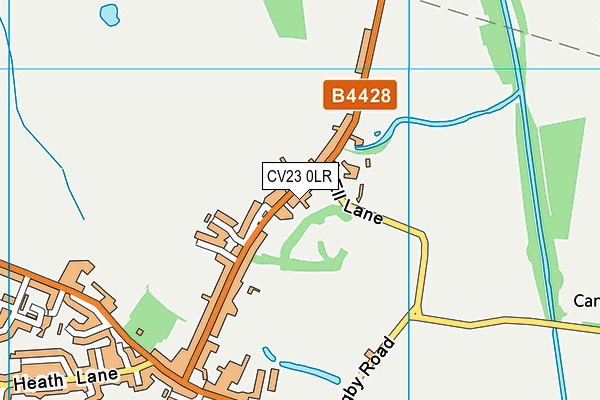 CV23 0LR map - OS VectorMap District (Ordnance Survey)