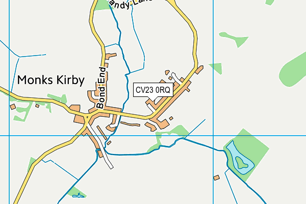 CV23 0RQ map - OS VectorMap District (Ordnance Survey)