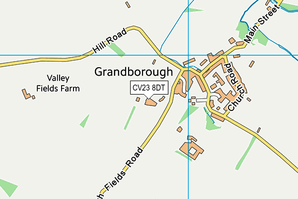 CV23 8DT map - OS VectorMap District (Ordnance Survey)