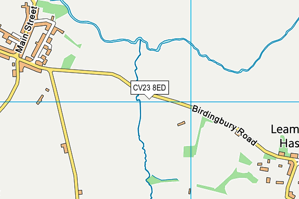 CV23 8ED map - OS VectorMap District (Ordnance Survey)