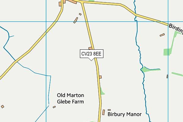 CV23 8EE map - OS VectorMap District (Ordnance Survey)
