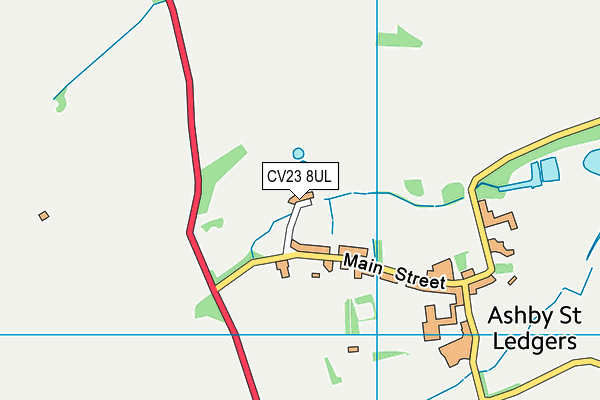 CV23 8UL map - OS VectorMap District (Ordnance Survey)