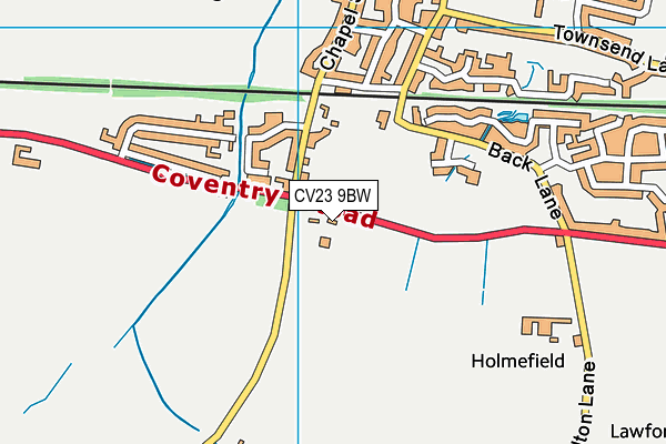 CV23 9BW map - OS VectorMap District (Ordnance Survey)