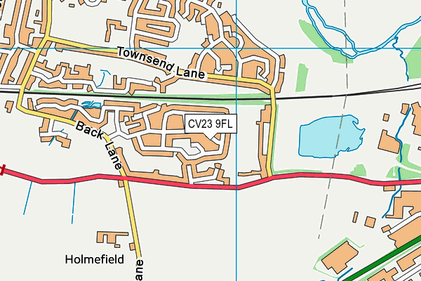CV23 9FL map - OS VectorMap District (Ordnance Survey)