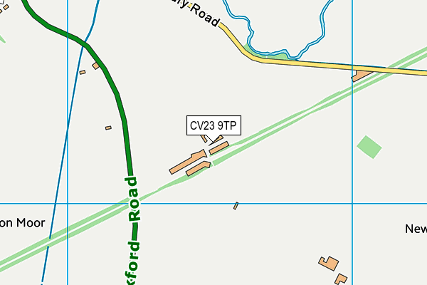 CV23 9TP map - OS VectorMap District (Ordnance Survey)