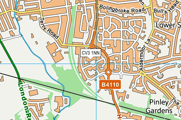 CV3 1NN map - OS VectorMap District (Ordnance Survey)