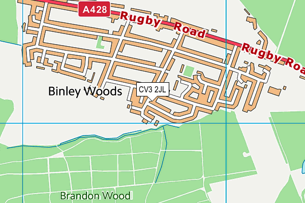 Map of SALON 39 (COVENTRY) LTD at district scale