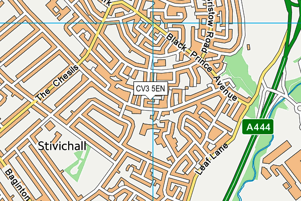 CV3 5EN map - OS VectorMap District (Ordnance Survey)