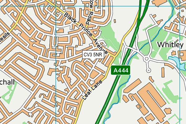 CV3 5NR map - OS VectorMap District (Ordnance Survey)