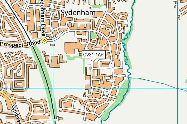 CV31 1AP map - OS VectorMap District (Ordnance Survey)