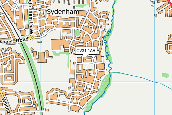 CV31 1AR map - OS VectorMap District (Ordnance Survey)