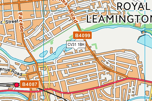 Map of THE LEAM BOAT CENTRE LIMITED at district scale
