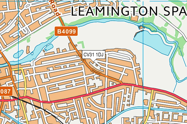 CV31 1DJ map - OS VectorMap District (Ordnance Survey)