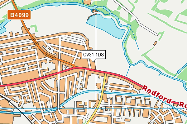 CV31 1DS map - OS VectorMap District (Ordnance Survey)