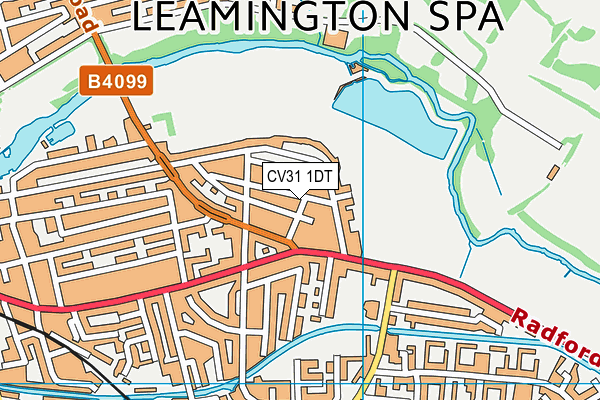 CV31 1DT map - OS VectorMap District (Ordnance Survey)