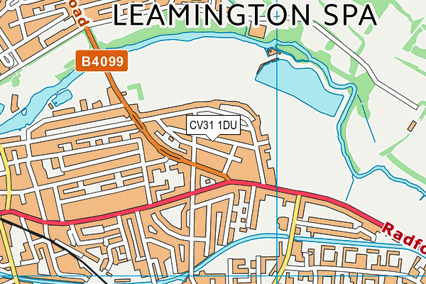 CV31 1DU map - OS VectorMap District (Ordnance Survey)