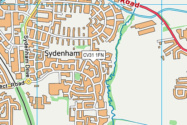 CV31 1FN map - OS VectorMap District (Ordnance Survey)