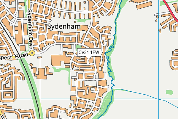 CV31 1FW map - OS VectorMap District (Ordnance Survey)