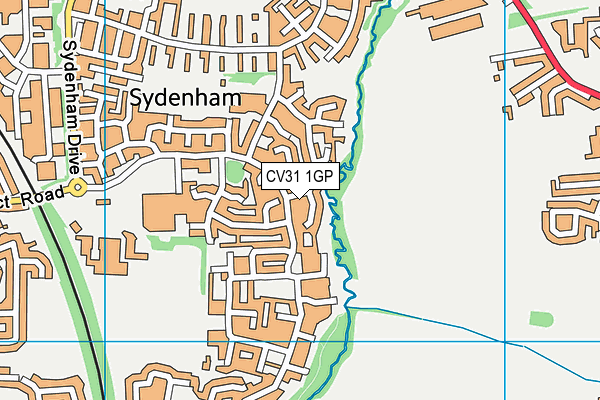 CV31 1GP map - OS VectorMap District (Ordnance Survey)