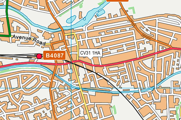 CV31 1HA map - OS VectorMap District (Ordnance Survey)