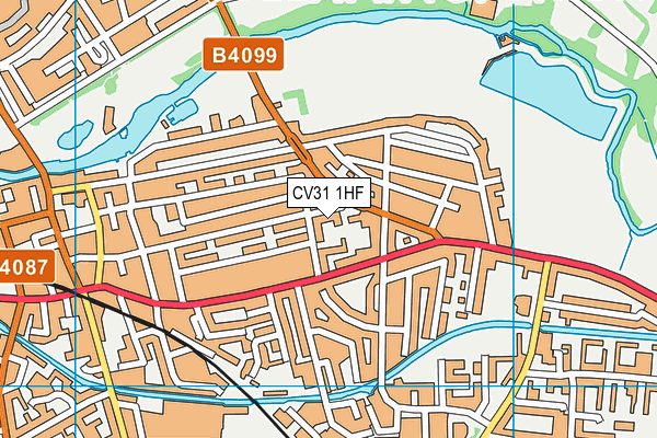 CV31 1HF map - OS VectorMap District (Ordnance Survey)