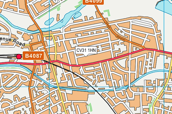 CV31 1HN map - OS VectorMap District (Ordnance Survey)