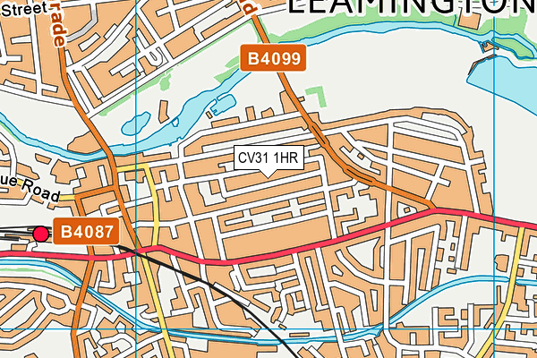 CV31 1HR map - OS VectorMap District (Ordnance Survey)