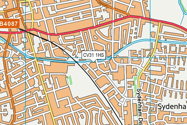 CV31 1HS map - OS VectorMap District (Ordnance Survey)