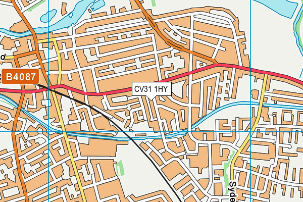 CV31 1HY map - OS VectorMap District (Ordnance Survey)