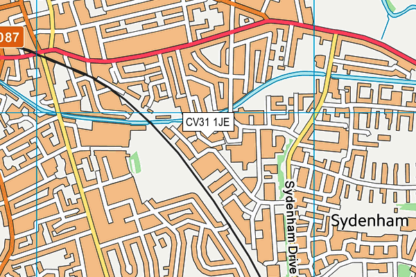 CV31 1JE map - OS VectorMap District (Ordnance Survey)