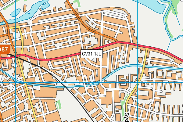 CV31 1JL map - OS VectorMap District (Ordnance Survey)