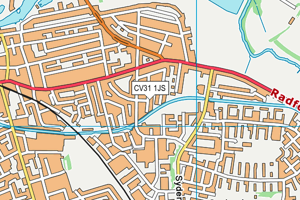 CV31 1JS map - OS VectorMap District (Ordnance Survey)
