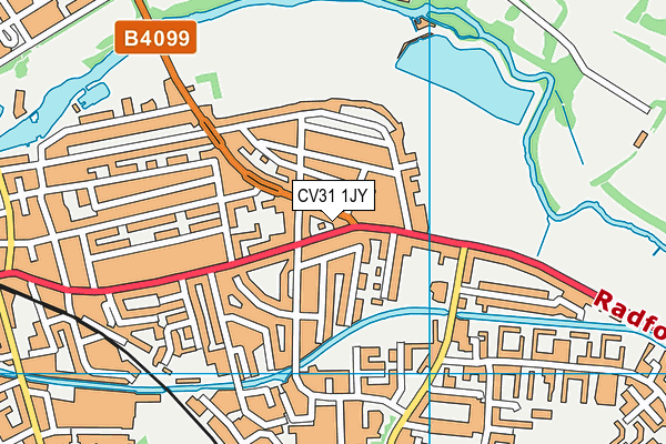 CV31 1JY map - OS VectorMap District (Ordnance Survey)