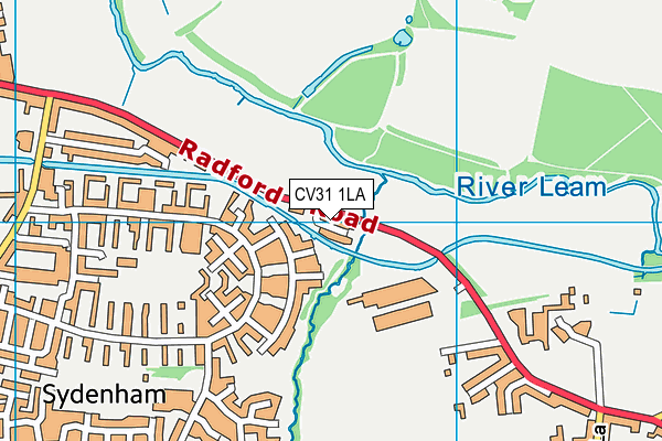 CV31 1LA map - OS VectorMap District (Ordnance Survey)