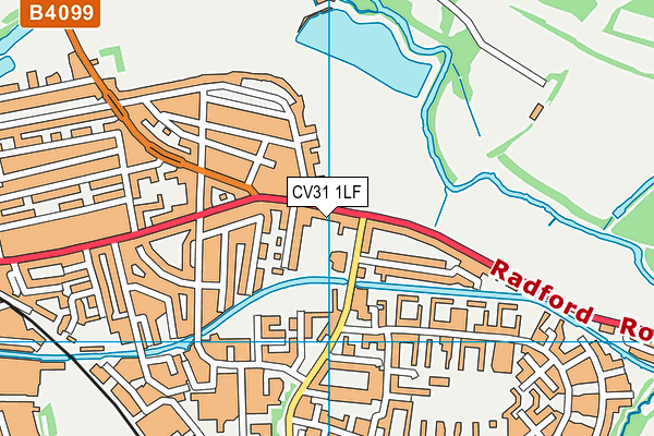 CV31 1LF map - OS VectorMap District (Ordnance Survey)