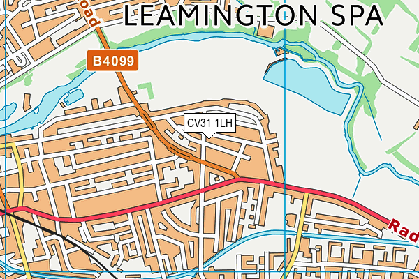 CV31 1LH map - OS VectorMap District (Ordnance Survey)