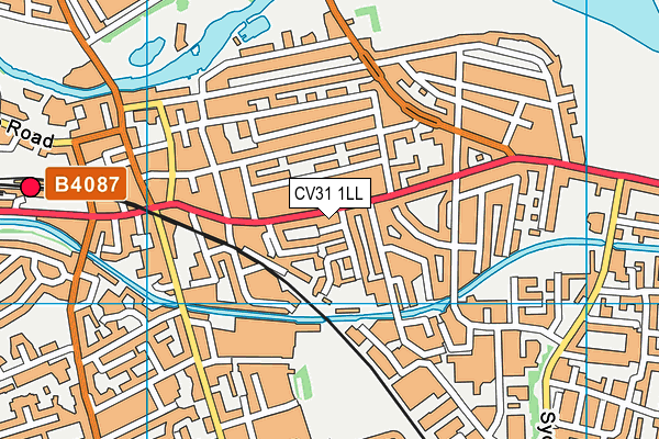 CV31 1LL map - OS VectorMap District (Ordnance Survey)