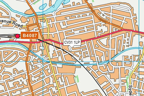 CV31 1LP map - OS VectorMap District (Ordnance Survey)