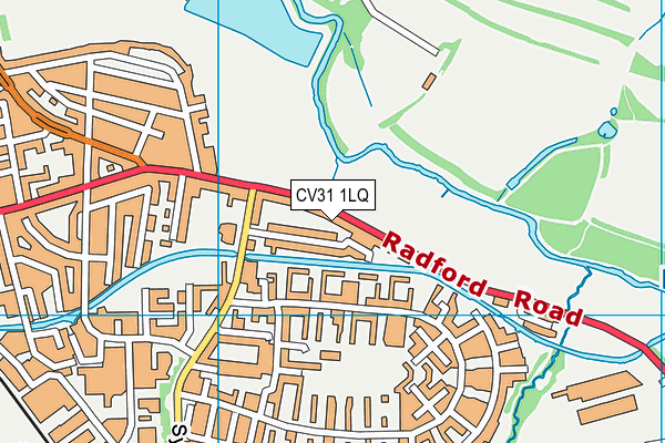 CV31 1LQ map - OS VectorMap District (Ordnance Survey)