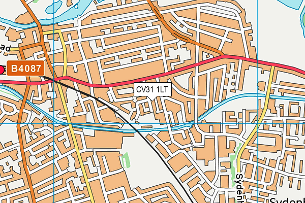 CV31 1LT map - OS VectorMap District (Ordnance Survey)