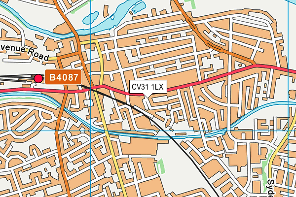 CV31 1LX map - OS VectorMap District (Ordnance Survey)