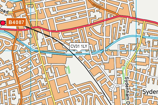 CV31 1LY map - OS VectorMap District (Ordnance Survey)