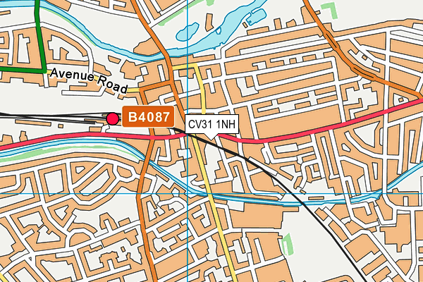 CV31 1NH map - OS VectorMap District (Ordnance Survey)