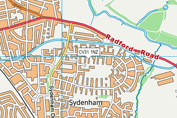 CV31 1NZ map - OS VectorMap District (Ordnance Survey)