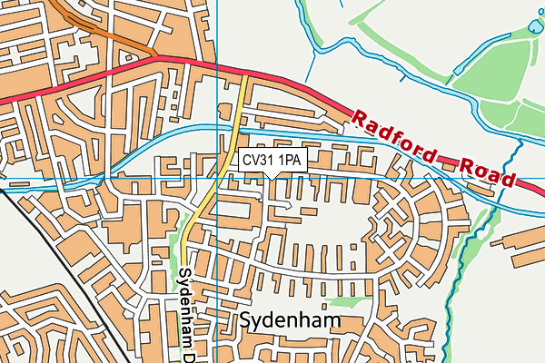 CV31 1PA map - OS VectorMap District (Ordnance Survey)