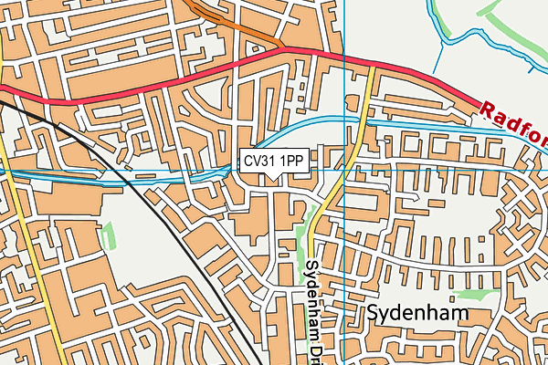 CV31 1PP map - OS VectorMap District (Ordnance Survey)