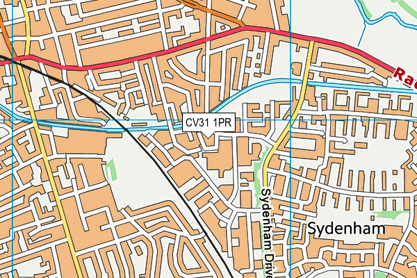 CV31 1PR map - OS VectorMap District (Ordnance Survey)