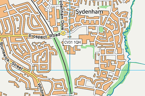 CV31 1QH map - OS VectorMap District (Ordnance Survey)