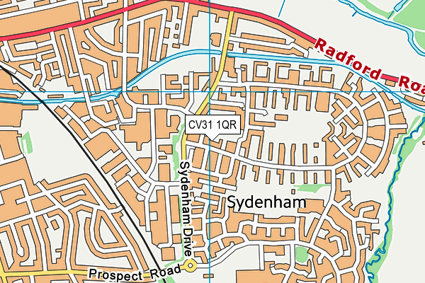 CV31 1QR map - OS VectorMap District (Ordnance Survey)