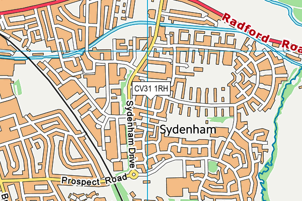 CV31 1RH map - OS VectorMap District (Ordnance Survey)